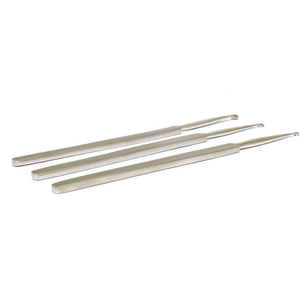 Defender 3-piece Meyhoefer Chalazion Ear Curette Set