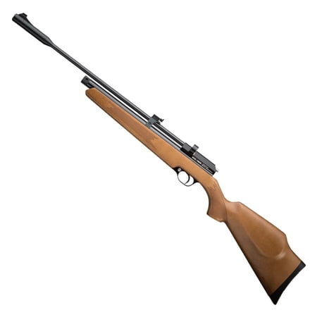 Defender 5.5mm Caliber CO2 Air Gun Rifle, Wooden Finish, Metal Barrel