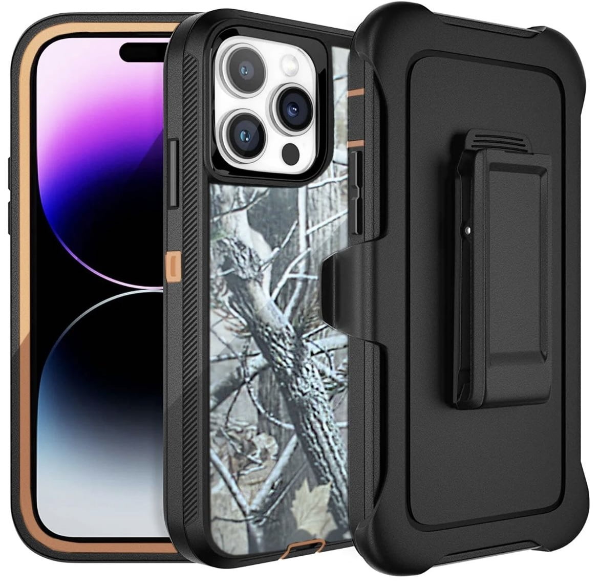 Defender Case For Apple iPhone 15 Pro Case Shock Proof Rubber Case with