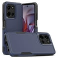 thumbnail image 1 of Defender Case for Motorola Moto G 5G 2025 6.7'' Heavy Duty 1 in 1 Design Rugged Full Body Dustproof Shockproof Bumper Non-Slip Protective Cover,Blue,For Moto G 5G 2025, 1 of 10