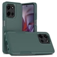 thumbnail image 1 of Defender Case for Motorola Moto G 5G 2025 / G 2026 / G Play 2026 6.7", Dual Layer PC+TPU Rugged Shockproof Full Body Protective Cover,Green, 1 of 6