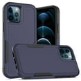 thumbnail image 1 of Defender Case for iPhone 12 Pro 6.1'' - Heavy Duty 1 in 1 Design Rugged Full Body Dustproof Shockproof Bumper Non-Slip Protective Cover,Blue,For iPhone 12 Pro, 1 of 10