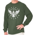 thumbnail image 1 of Defender Freedom Patriotic Eagle Long Sleeve TShirt Men Women Brisco Brands M, 1 of 6