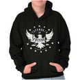 thumbnail image 1 of Defender Freedom Patriotic Eagle Unisex Plus Fleece Graphic Hoodie Brisco Brands 4X, 1 of 6