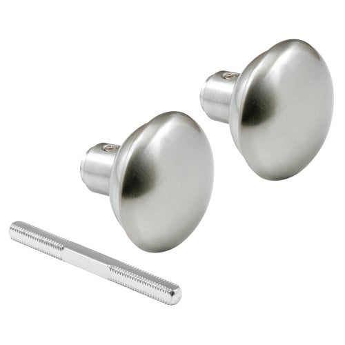 Satin Nickel Vintage Style Round Door Knob Set