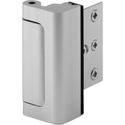 Defender Security Satin Nickel U 10827 قفل تعزيز الباب أضف المزيد من الأمان العالي إلى منزلك ومنع الدخول غير المصرح به 3 توقف ، إنهاء الألومنيوم - حزمة من 2