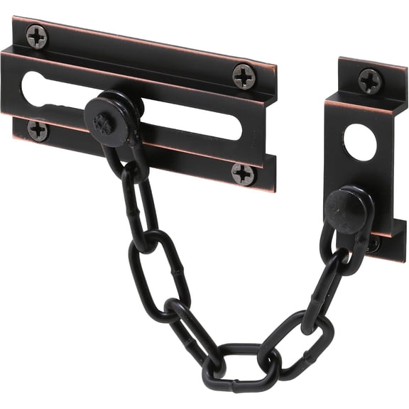 Defender Security U 10305 Prime Line Standard Chain Door Guard, Solid, Classic Bronze