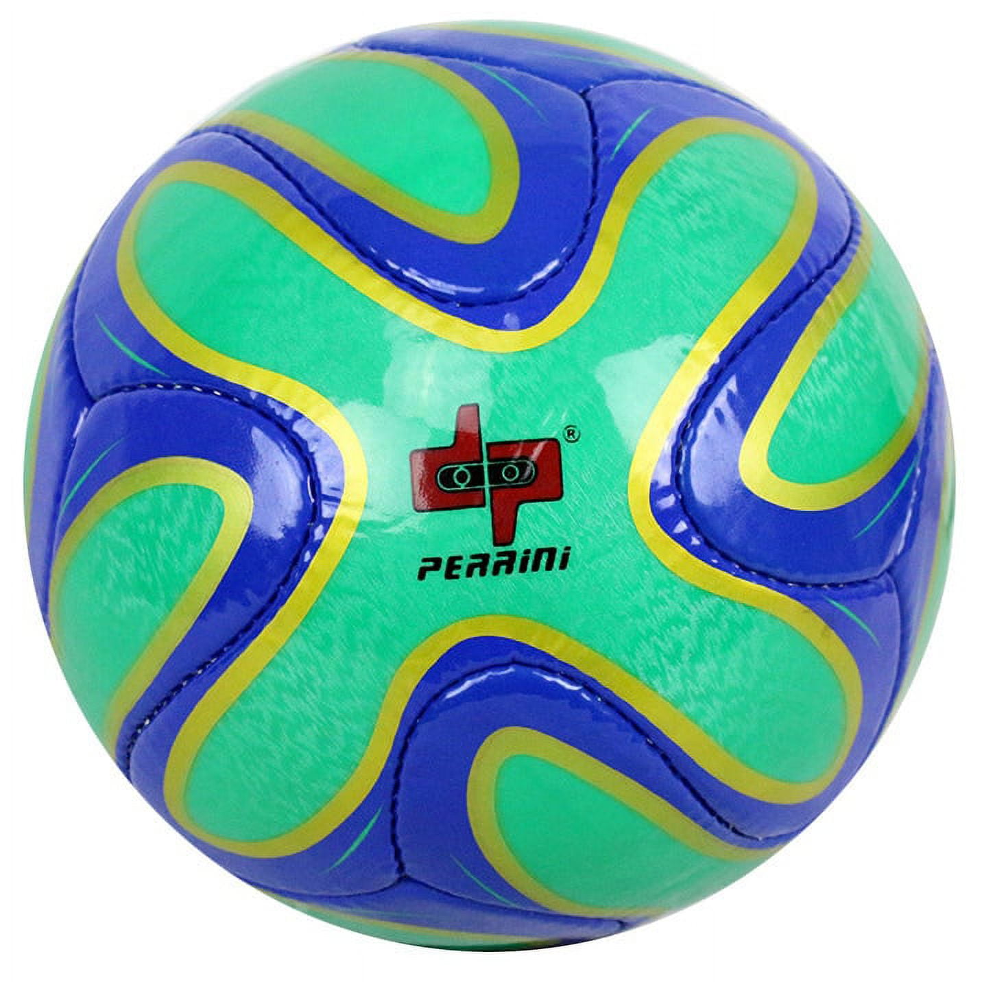 Defender Size 5 Official Soccer Ball Green/Blue/Gold Brazuca