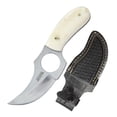 thumbnail image 1 of Defender-Xtreme 6" Skinner Knife With Bone Handle & Leather Sheath, 1 of 1