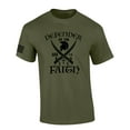 thumbnail image 1 of Defender of the Faith Swords Jude 1:3 Bible Scripture Mens Christian Tshirt Jesus Cross Short Sleeve T-shirt Graphic Tee-Military Green-xl, 1 of 4