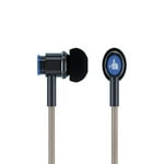 DefenderShield Air Tube Stereo Wired Earbuds - Universal Acoustic Headphones with Built-in Mic & Audio Controls - Secure Fit Wired Headphones with 3.5mm Audio Jack, Sports Tips & 3 Ear Tip Sizes