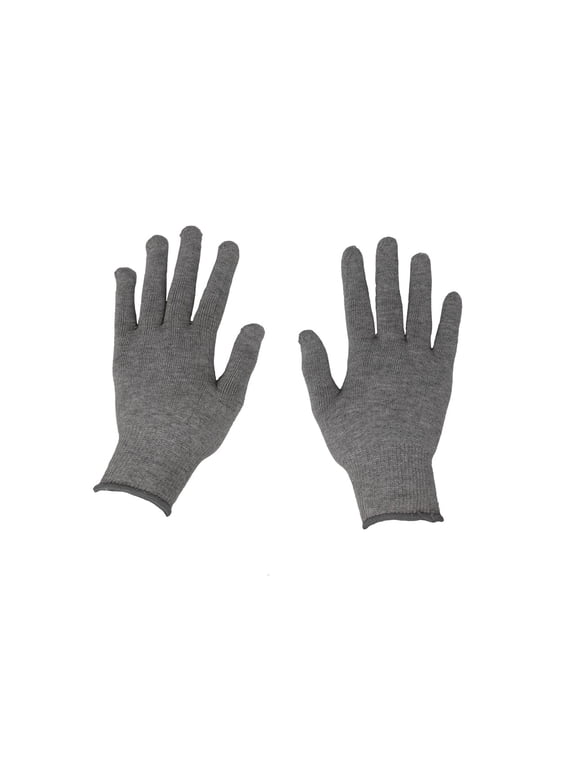 EMF Radiation Protection Gloves - Touchscreen Compatible, Grey, Large