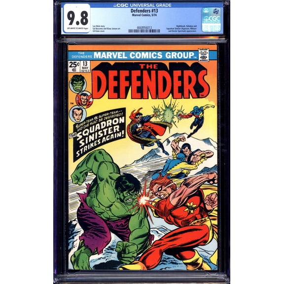 Defenders #13 - CGC 9.8 Comic Book