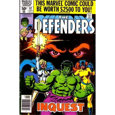 Defenders, The #87 (Newsstand) VF ; Marvel Comic Book
