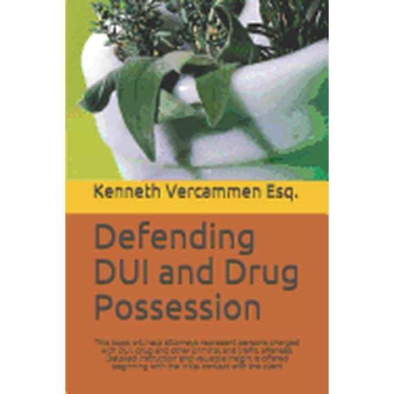 Defending DUI and Drug Possession: This book will help attorneys represent persons charged with DUI, drug and other criminal and traffic offenses. Detailed instruction and valuable insight is offered