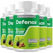Defenox Pills Advanced Formula Vitamin Supplement Support for Overall Wellness Capsules 5 Pack