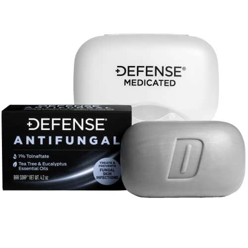 Defense Antifungal Bar Soap Medicated Anti Fungus Treatment for Jock