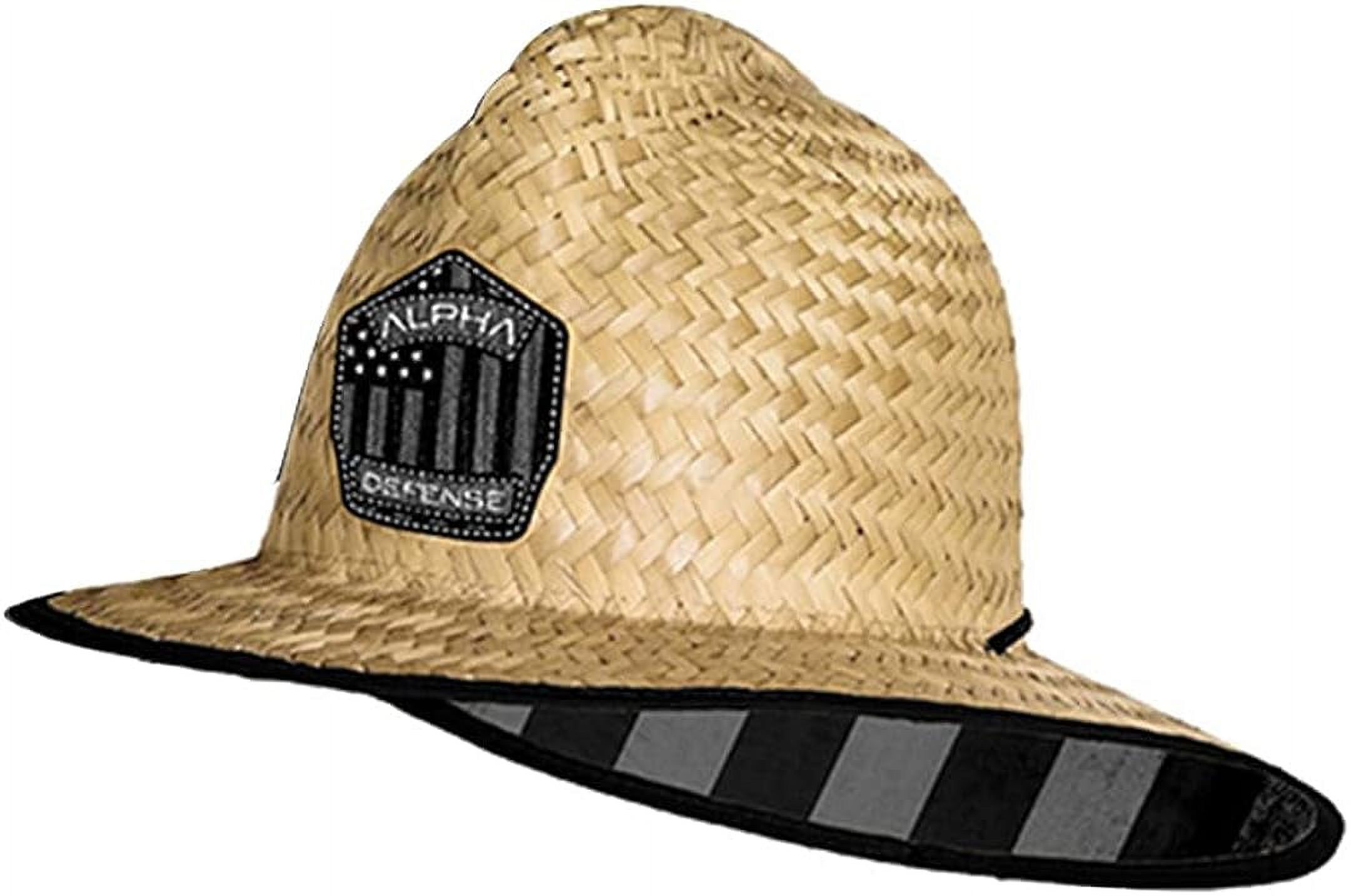 Defense Fire . Straw Hat Under Brim Hat For Men And Women Includes