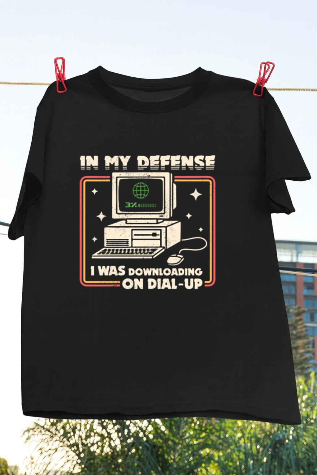 Defense Protocol Dial Up Retro Graphic Unisex T-Shirt Tech Inspired ...