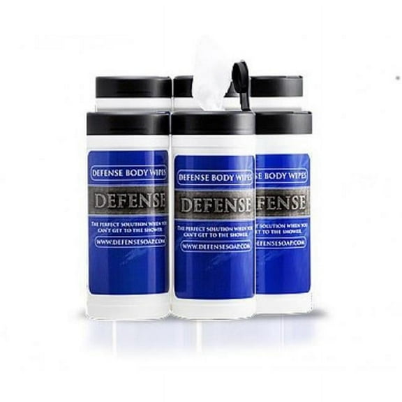Defense Soap OW06 Original Body Wipes 6 Pack