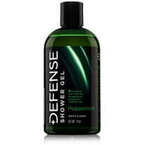 Defense Soap Peppermint Tea Tree Body Wash | All Natural Organic Shower Soap for Athletes | Odor Control & Skin Fungal Protection for Sports, Post Workout & Recovery - 12 oz