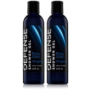 Defense Soap Tea Tree Body Wash | All Natural Organic Shower Soap for Athletes | Odor Control & Skin Fungal Protection for Sports, Post Workout & Recovery - 8 oz Pack of 2
