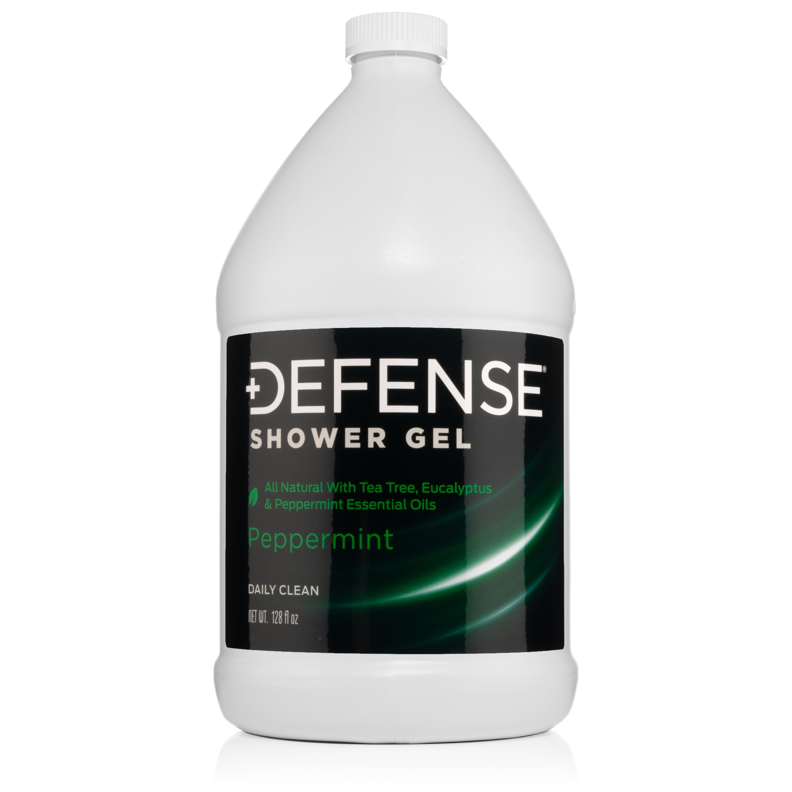 Defense Soap Peppermint Body Wash Shower Gel 1 Gallon (128 Fl Oz) 100