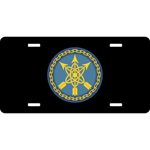 Defense Special Weapons Agency Unit Crest License Plate