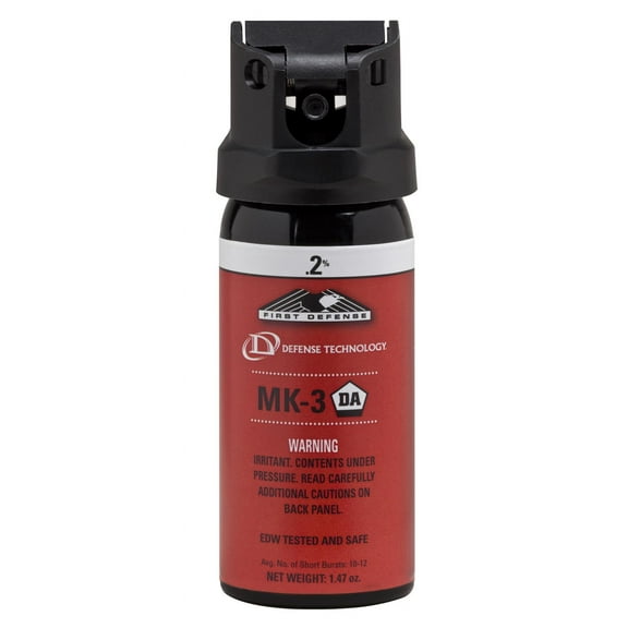 Defense Technology First Defense OC Stream MK-3 .2% Solution White Band Pepper Spray 1.47-Ounce