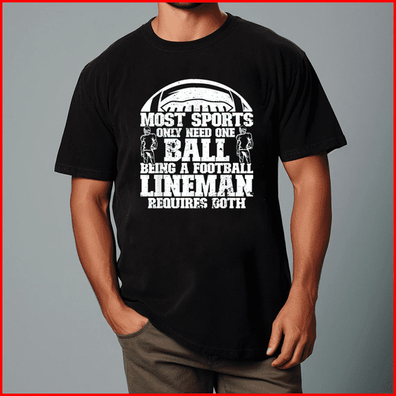 Defensive Lineman Apparel for Every Proud Football Athlete Unisex T-Shirt, up to Size 5XL