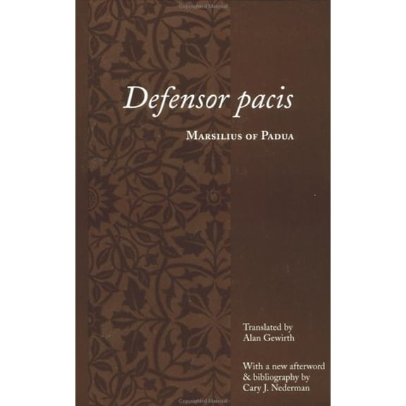 Pre-Owned Defensor Pacis (Paperback) 0231123558 9780231123556