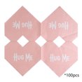 thumbnail image 1 of DefiDgd 100pcs Valentine's Day Heart Shaped Paper Napkins,Disposable Heart Napkins Decorative Tableware for Kitchen Dinner Birthday Wedding Party Supplies(Pink), 1 of 6