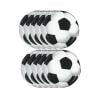 DefiDgd 10pcs 7inch Football Soccer Ball Shaped Paper Plate Party Supplies,Disposable Dinner Dessert Plate Tableware for Football Theme Birthday Party Decorations(L)