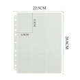 thumbnail image 1 of DefiDgd 10pcs 9 Pocket Page Protectors,Double Sided Card Holder Pages,Card Protector Sheets Baseball Card Game Standard Cards ID Card Protectors, 1 of 6