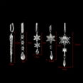 thumbnail image 1 of DefiDgd 10pcs Christmas Tree Crystal Icicle Hangingh Decorations Set,6Styles Clear Acrylic Xmas Tree Icicle Hanging Ornaments for Christmas New Year Holiday Wedding Winter Party Decor(B), 1 of 6