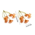 thumbnail image 1 of DefiDgd 10pcs Mini Faux Flowers for Decoration,Fake Silk Daisy Small Flower Decorative Bouquet,for Home Wedding Vase Filler Centerpiece Decoration(Orange), 1 of 6
