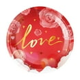 thumbnail image 1 of DefiDgd 10pcs Valentine's Day Tableware Paper Plate,Rose Flower Printed Disposable Dessert Dinner Plate for Weddings Anniversary Birthday Party Table Decor Supplies(B), 1 of 6