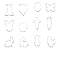 thumbnail image 1 of DefiDgd 12pcs Easter Mini Cookie Cutter Set,Dishwasher Safe Stainless Steel Molds for Spring Easter Party Candy Cookie Cooking Baking Tool, 1 of 8