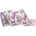 thumbnail image 1 of DefiDgd 180inch Floral Butterfly Wired Ribbon,Pastel Spring Ribbon Butterfly Wrapping Ribbon for Gift Wrapping DIY Crafts Party Wedding Garland Home Decor(A), 1 of 6