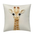 thumbnail image 1 of DefiDgd 18x18inch Embroidered Throw Pillow Cover,Animal Theme Pillowcase,Different Animal Embroidered Pillow Cover for Sofa Couch Bedroom Living Room Home Decor(P), 1 of 6