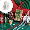 thumbnail image 1 of DefiDgd 197Inch Christmas Snowflake Ribbon for Gift Wrapping,Thin Non Woven Ribbon for Gift Wrapping Christmas Tree Ornaments Xmas Party Decoration Wreath Bow Making(White), 1 of 6