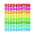 thumbnail image 1 of DefiDgd 1inch Number Stickers,Waterproof Mailbox Label Number Stickers Consecutive Numbers 0-9, Self-Adhesive and Residue-Free,for Organizing,Inventory and Classification(Multicolor), 1 of 6