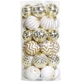 thumbnail image 1 of DefiDgd 2.36inch 30pcs Christmas Mini Balls Pendants,Multicolour Shatterproof Christmas Tree Ball Ornaments Set,for Holiday Wreath Party Xmas Tree Home Decorations(B), 1 of 9
