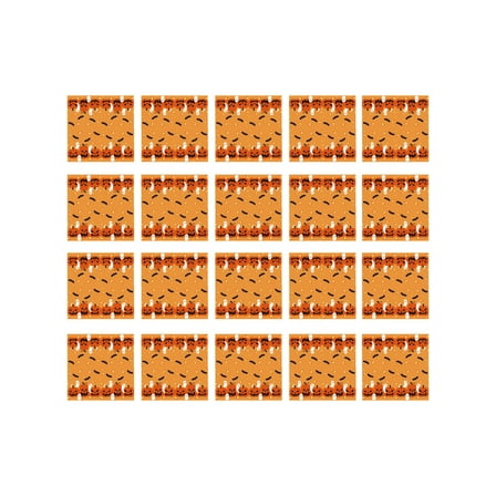 DefiDgd 20pcs Halloween Ghost Pumpkin Paper Napkins,Disposable Spooky Pumpkin Hand Towels Halloween Decor Guest Towels Napkin for Bathroom Kitchen Holiday Party Dinner(A)