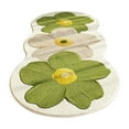 thumbnail image 1 of DefiDgd 20x63inch Flower Shape Carpets,Country Style Elegant Decorative Rug,Non Slip Soft Fluffy Carpets for Living Room Bedroom Bathroom Home Front of Door Decoration(Green-Small), 1 of 6