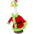 thumbnail image 1 of DefiDgd 23inch Christmas Goose Outfits Porch Decoration,Cotton-Padded Jacket Gooses Clothes for Lawn Yard Patio Statue Outdoor Holiday Outfit Clothes Decoration(F), 1 of 8