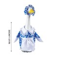 thumbnail image 1 of DefiDgd 23inch Porch Goose Statue Outfit,Rustic Style Goose Lawn Outfit Ornament,Spring Summer Party Yard Lawn Outdoor Garden Patio Decor(E), 1 of 7