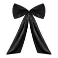 thumbnail image 1 of DefiDgd 24inch Giant Bow Decor Christmas Tree Topper Decoration,Giant Xmas Tree Toppers Bows for Home Wreath Wall Holiday Birthday Wedding Engagement Party Decor(Black), 1 of 6