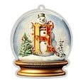 thumbnail image 1 of DefiDgd 26Letters Christmas Tree Decorations Pendant,Initial Letters in Yellow Crystal Ornaments, Xmas Alphabet Decorative Hanging Ornaments for Christmas Tree Ornament Indoor Home Party Gifts(H), 1 of 3