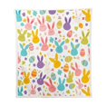 thumbnail image 1 of DefiDgd 29.5x39.3inch Easter Blanket Spring Bunny Eggs Throw Blanket,Soft Colorful Decorative Blanket for Easter Couch Sofa Bed Room Home Decoration,Holiday Square Birthday Gift(D), 1 of 6